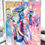 Thumbnail: 'Whimsical Wonder' Elephant Original Acrylic Painting
