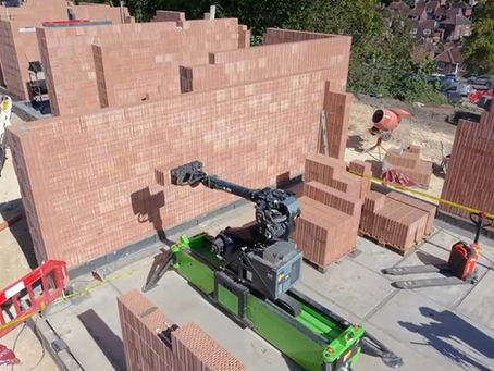 Robô WLTR já está em ação em 27 casas em construção na cidade de Durham, na Inglaterra. Foto: Divulgação/Lifestyle Homes.