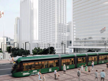 São Paulo anuncia pacote de R$ 6,3 bi com VLT, BRT, parques e PPPs para transformar o centro da capital até 2028. Imagem: Sora.