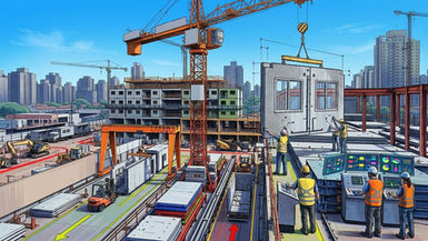 Falta de mão de obra está transformando o canteiro em uma linha de montagem