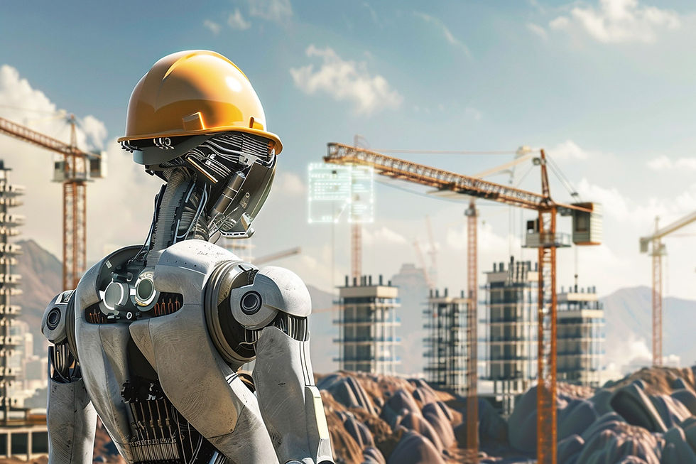 A inteligência artificial já está transformando a construção civil com projetos gerados por IA, obras autônomas e gestão financeira inteligente.