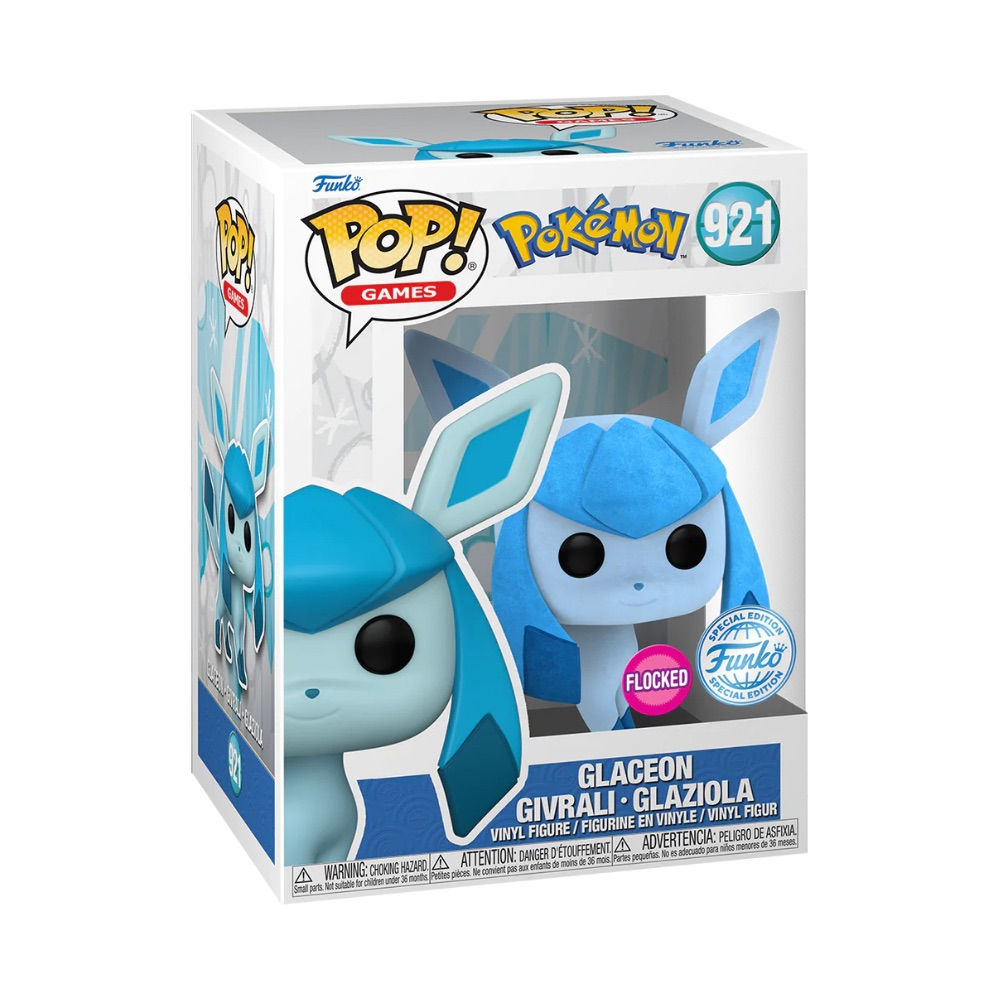 Funko POP! Pokemon - Glaceon Flocked #921