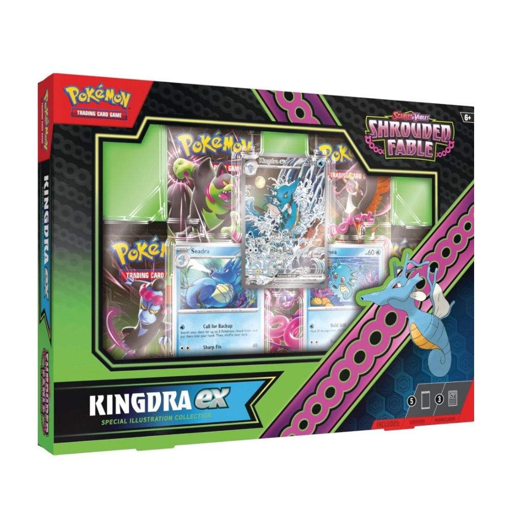 Pokemon TCG: Kingdra ex Special Illustration Collection Box - Shrouded Fable