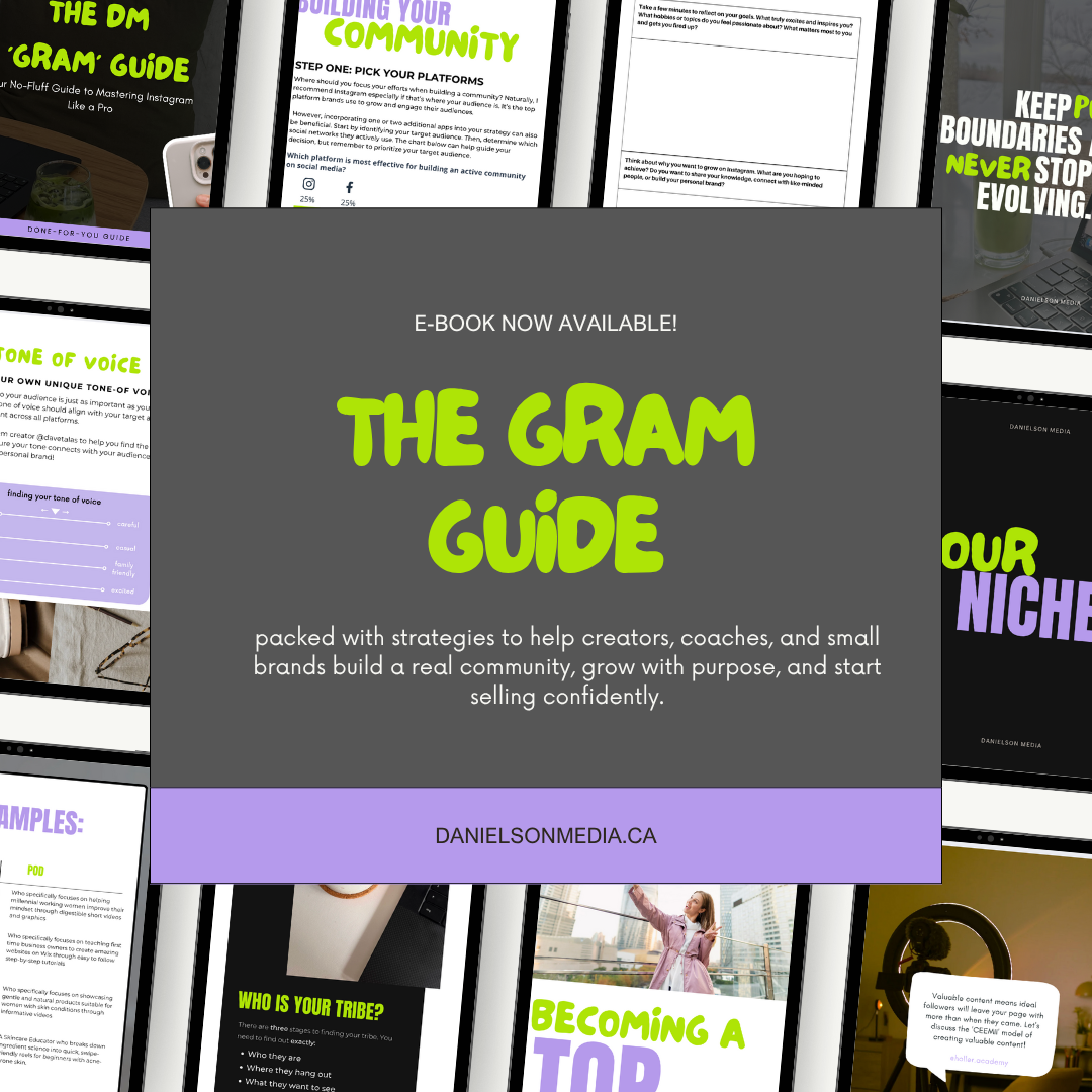 The DM Gram Guide – 121-Page Instagram Strategy Ebook for Growth, Branding & Sal