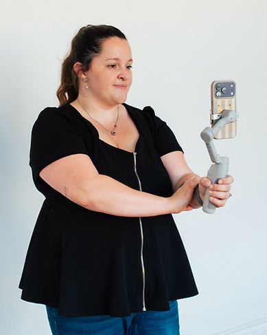 chas holding gimbal
