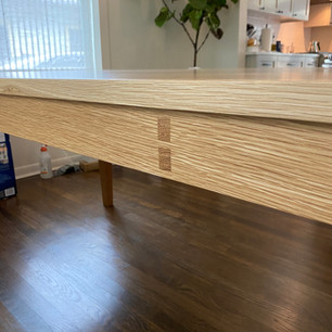 Farmhouse Dining Table, 2021, white oak