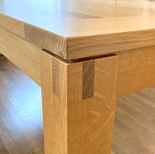 Farmhouse Dining Table, 2021, white oak