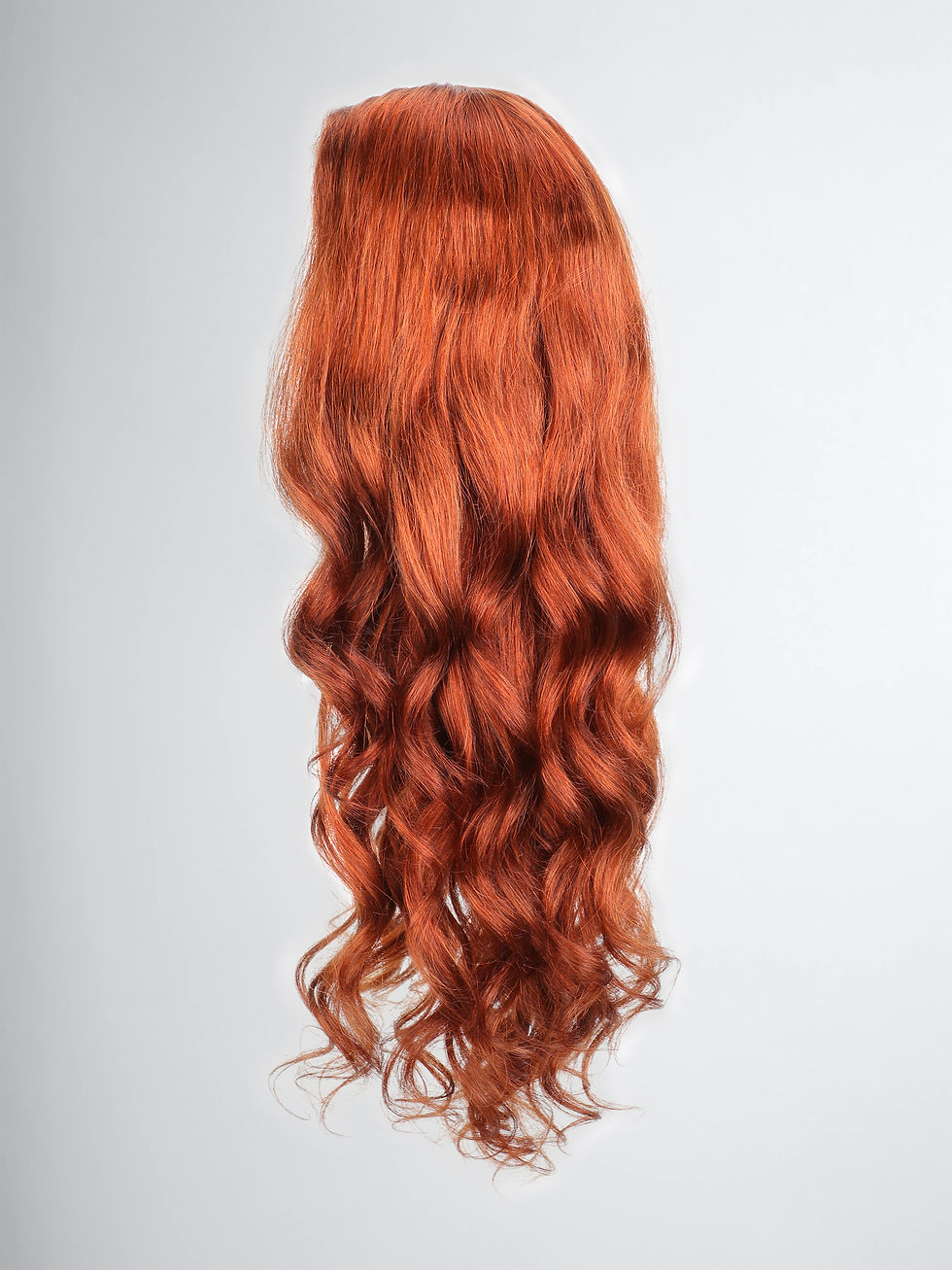 Thumbnail: FALL MUST HAVE! Ginger Brown Body Wave Lace Closure Human Hair Wig