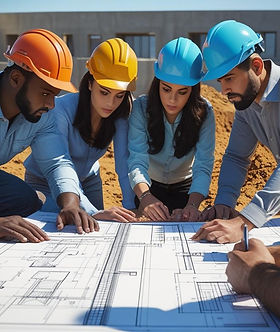 réunion de chantier avec des hommes et femmes concentrées.jpg