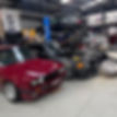 Our BMW e30 and e36 turbo build, with a BMW M3 in the back. Turbo build is modified 