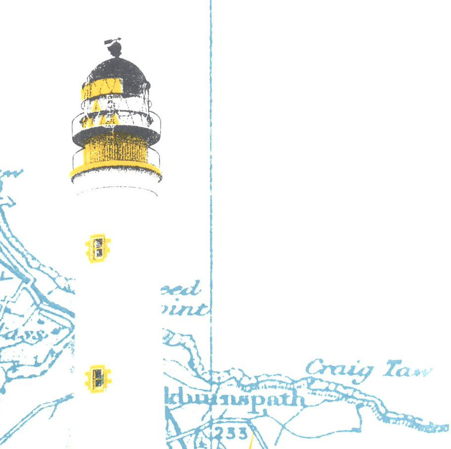 Thumbnail: Barnsness Lighthouse screen print