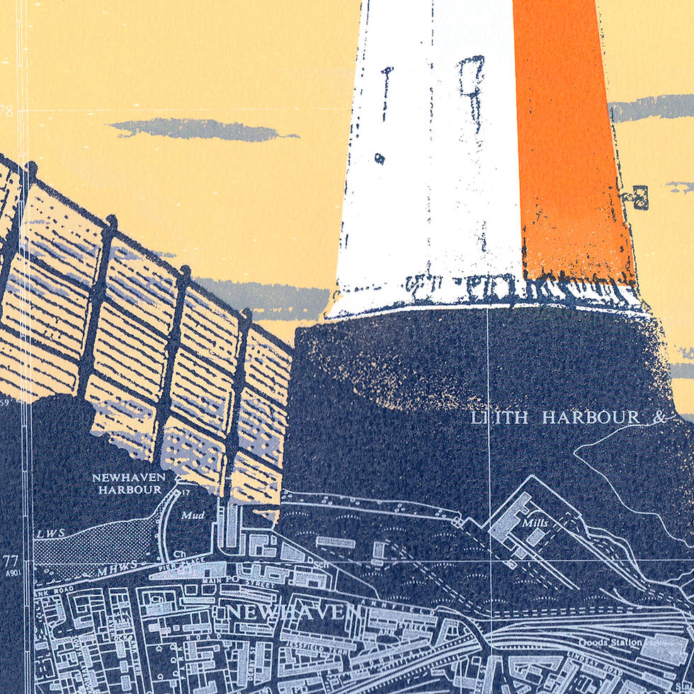 Thumbnail: Newhaven Lighthouse screen print