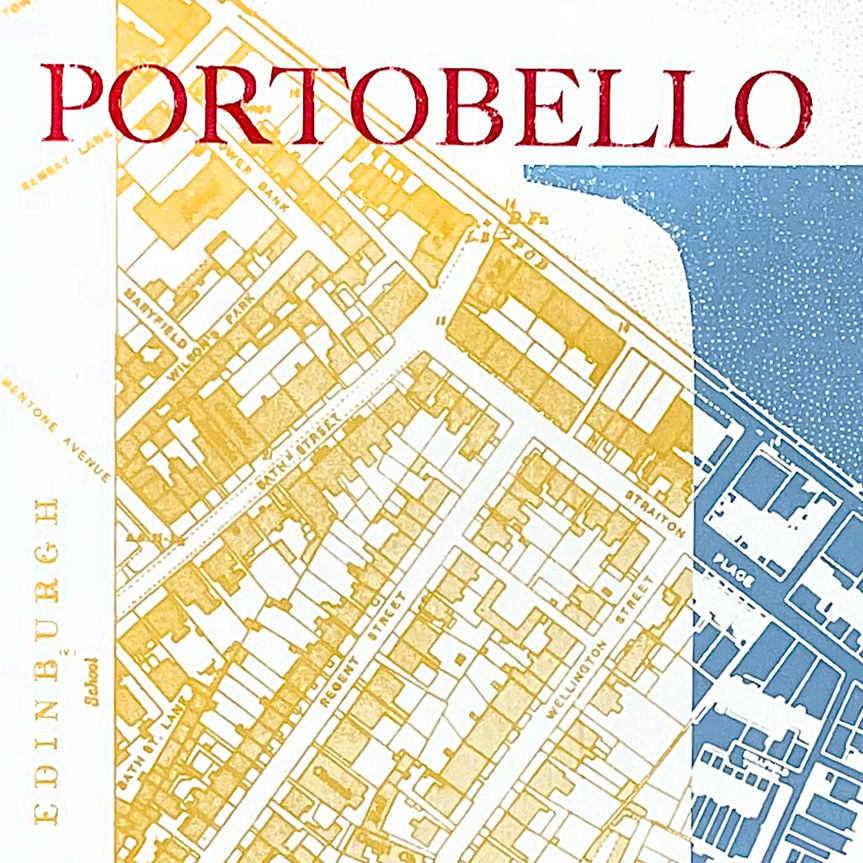 Thumbnail: P is for... Portobello. Screen print.