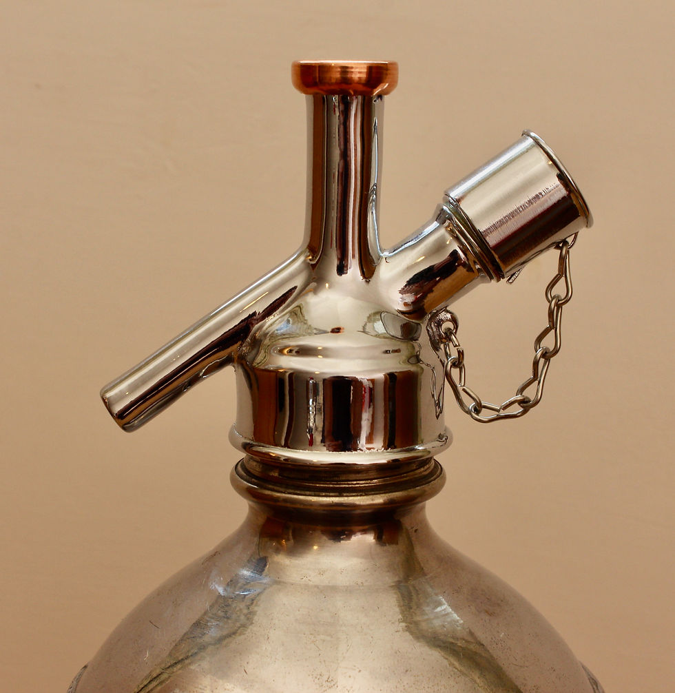 Thumbnail: French Cafe-style "Carafe" Sparklets Soda Syphon with re-plated head