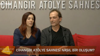 arzu gamze kılınç ve muhammet uzunerin cihangir atölye sahnesi hakkındaki video röportajları