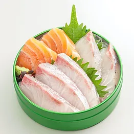 Menu Sashimiya Hanji 7種類の缶 熟成刺身 刺身屋半次 Menu Sashimiya Hanji 7種類の缶 熟成刺身 刺身屋半次