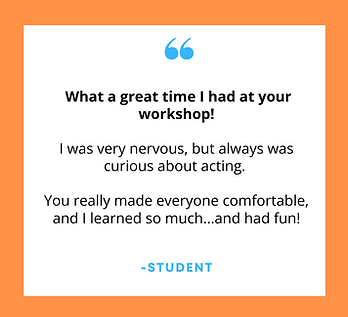 Testimonial from a student