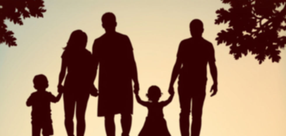 Family with parents and children