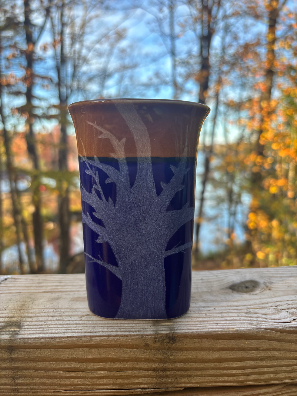 Thumbnail: Fall Mug - Etched Ceramic