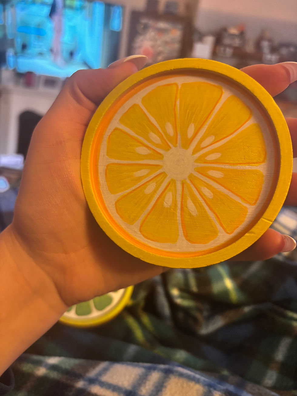 Thumbnail: Lemon Lime Wooden Coasters - Set of 2