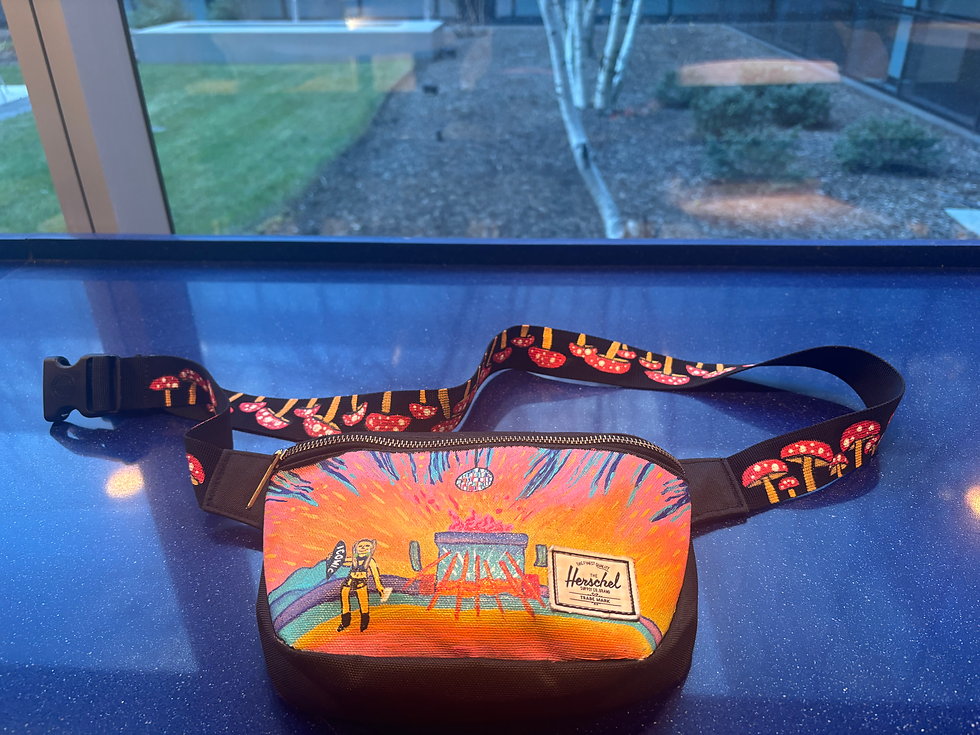 Thumbnail: Hand Painted Rave Fanny Pack