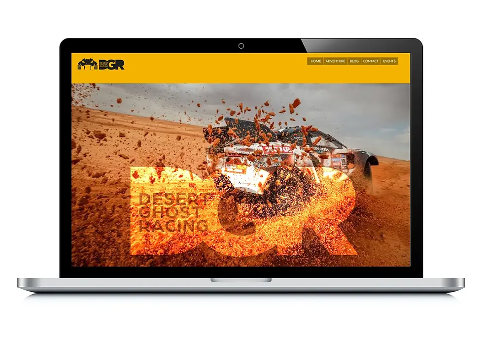Desert Ghost Racing website concept