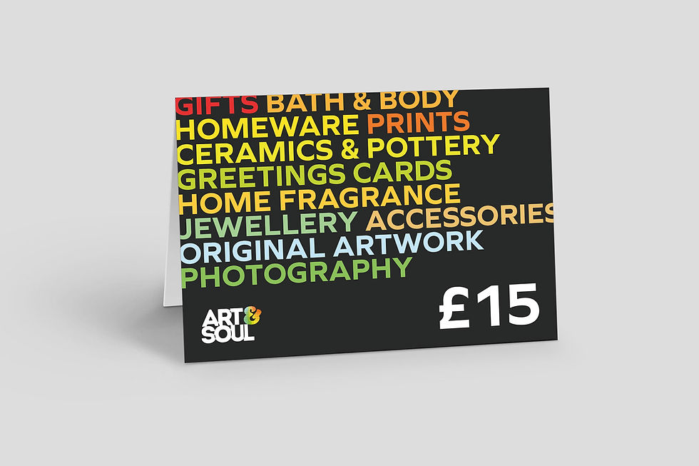 Art and Soul Gift Card Design Front