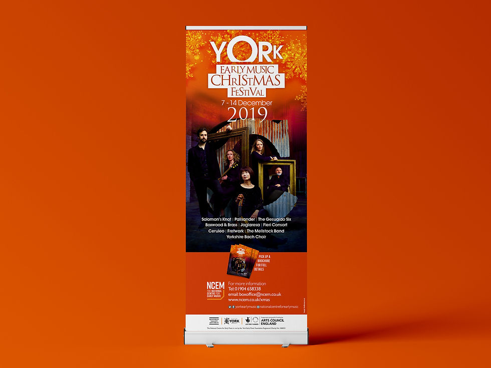 York Early Music Festival Roller Banner 2025