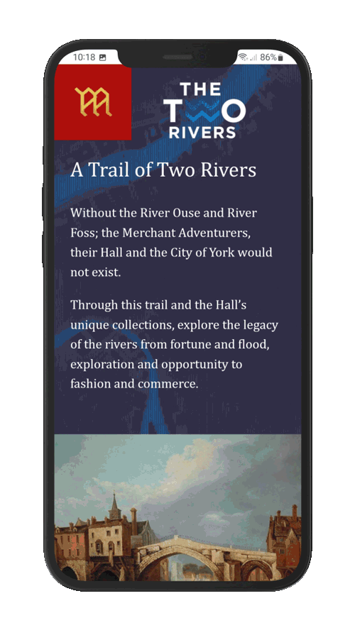 Two rivers mobile animation