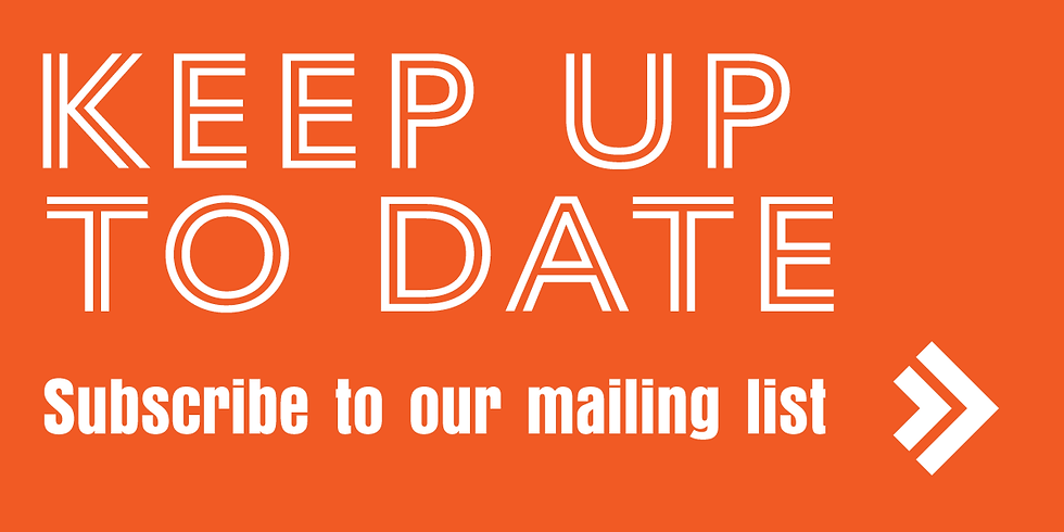 Keep up to date - Subscribe to our mailing list
