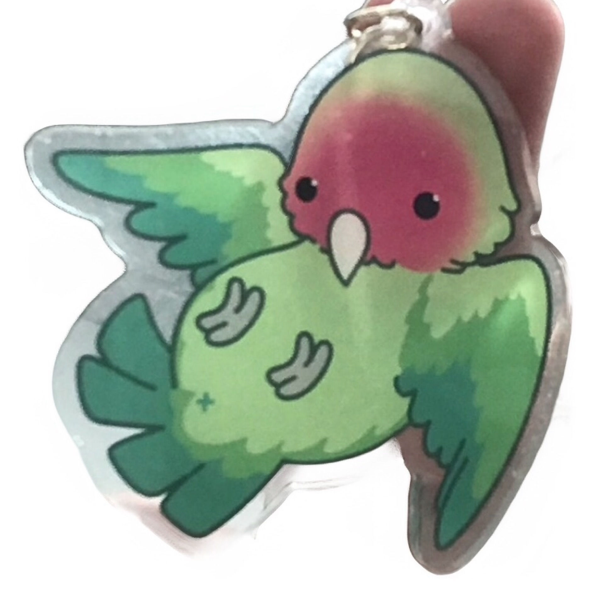 PeachFace Lovebird - Keychain