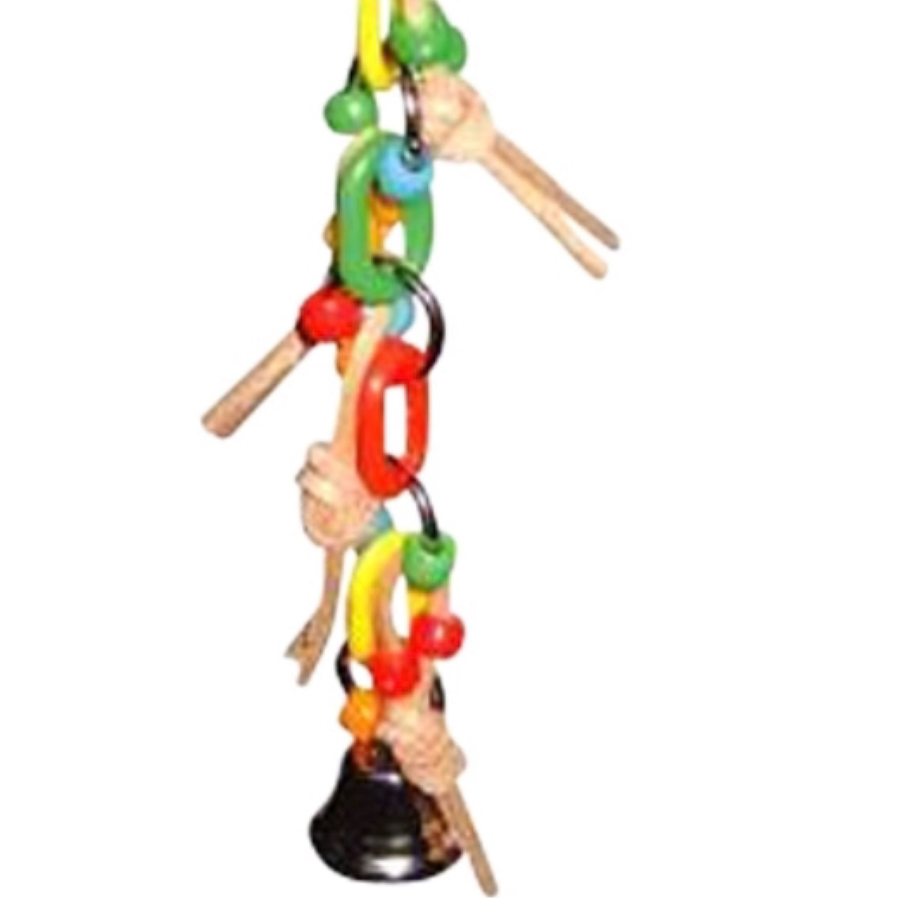 HB46329 Plastic Chain w/Leather & Bell