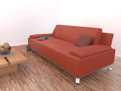 Rendering eines Sofas