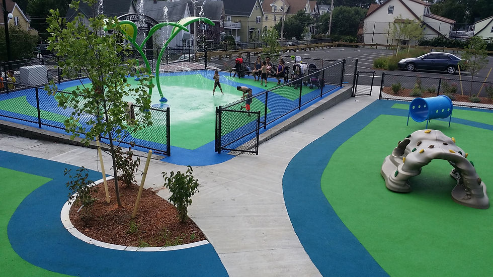 Aerial View of Splash Park