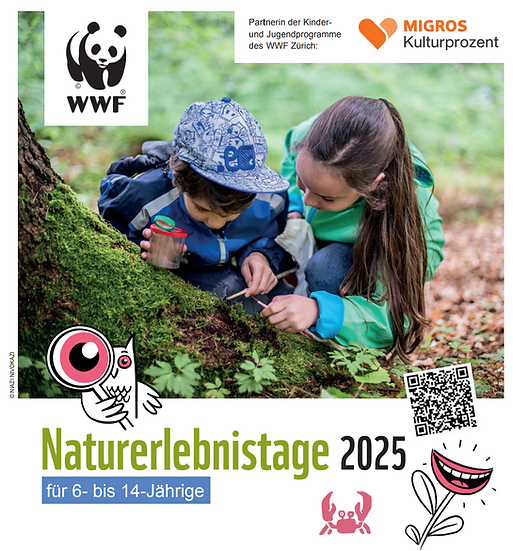 Flyer WWF Naturerlebnistage 2025