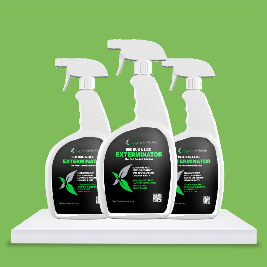 Bed Bug 911 Exterminator Spray 24oz (3 Pack) hygea