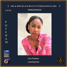 Lisa Eminay Contestant Miss Black Beauty International 2026