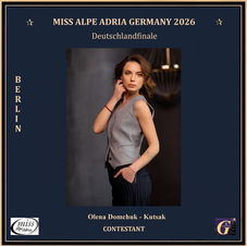 Olena Domchuk - Kutsak Contestant Alpe Adria Germany 