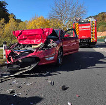 Zwei Verletzte bei Verkehrsunfall in Pottenstein