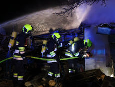Dachstuhlbrand in St. Veit