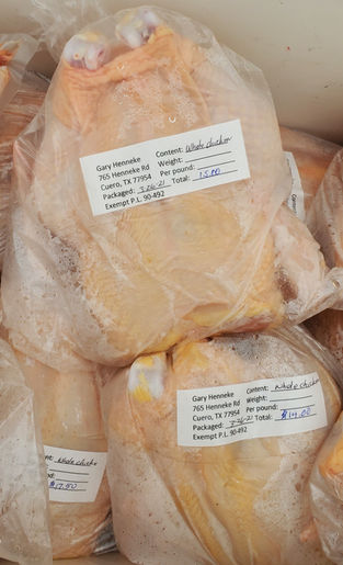 Henneke Farms whole chicken