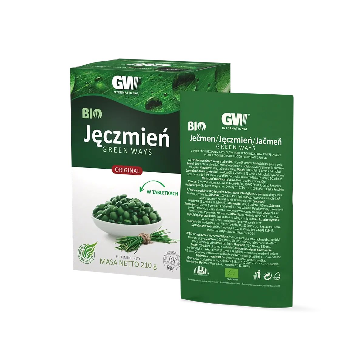 BIO YOUNG BARLEY 600 Tablets 210g | Green Ways