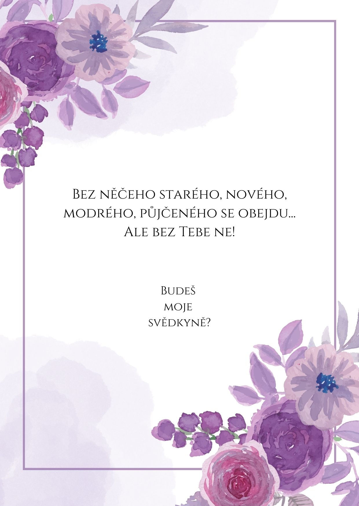 Stírací los - družička/svědek - č.5