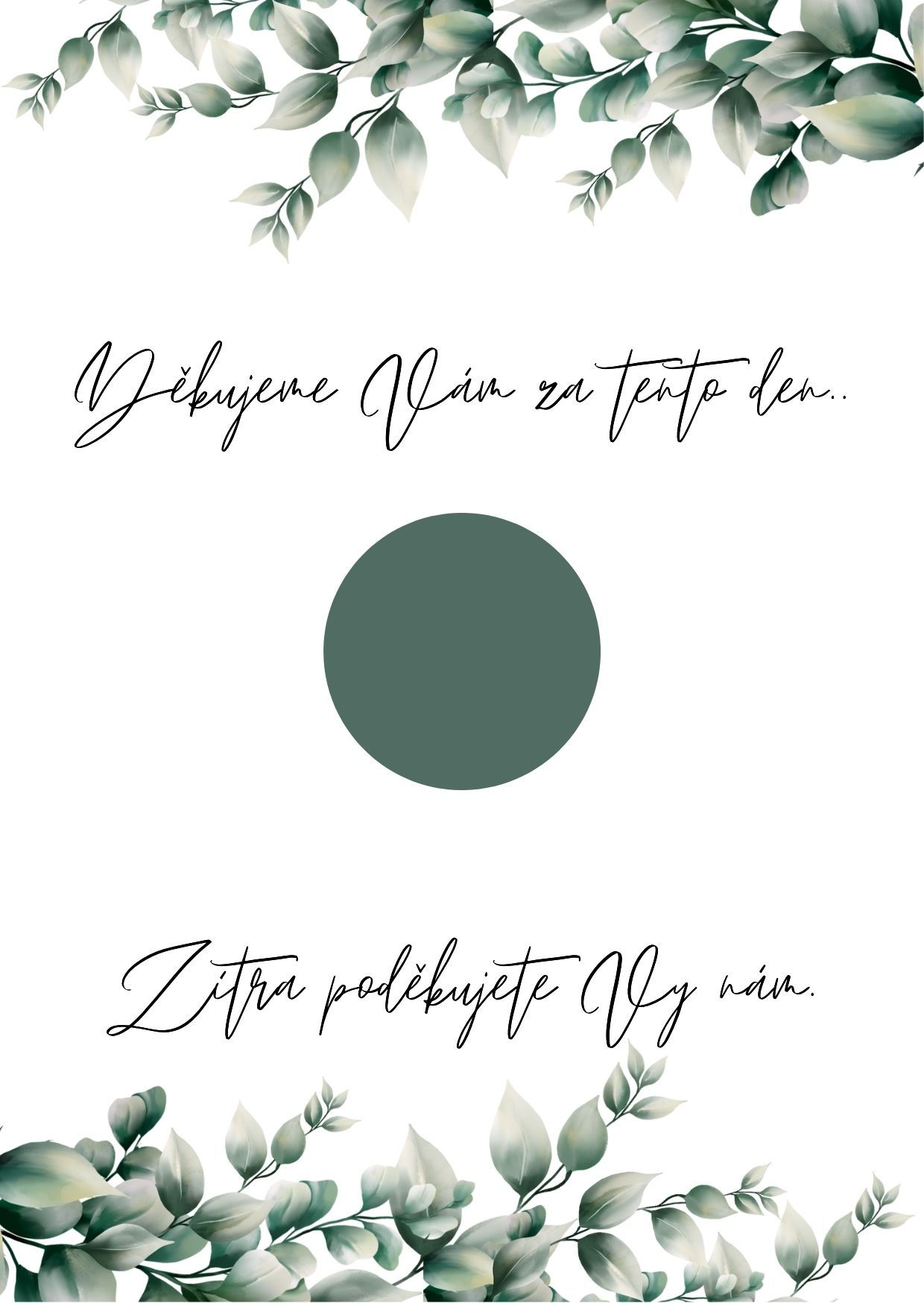 Poděkování hostům - Ibalgin - č.48