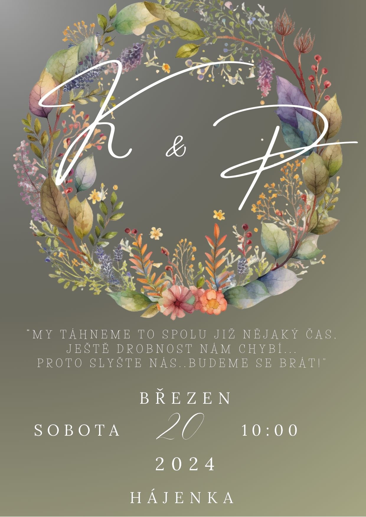 Svatební oznámení č.17