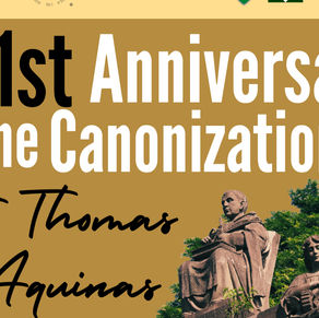 St. Thomas Aquinas: 701st Canonization Anniversary