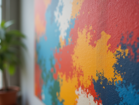 Original Abstract Artworks on Canvas and Glass for Sale