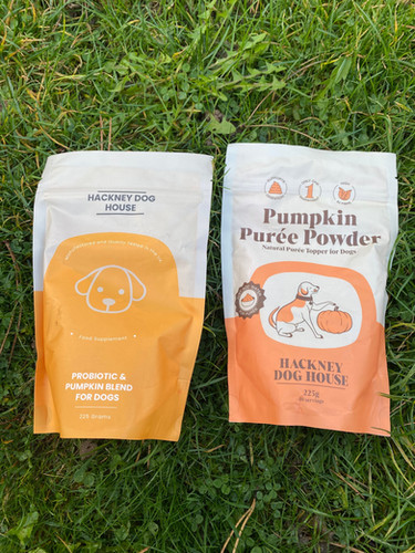 Hackney Dog House Pumpkin Purée Powder Probiotic My hound and I