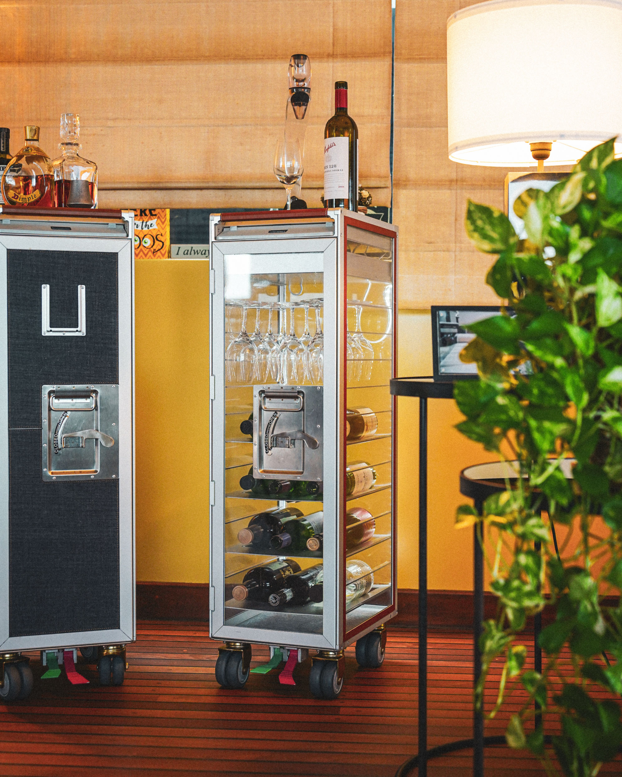 Wine Trolley Cabinet