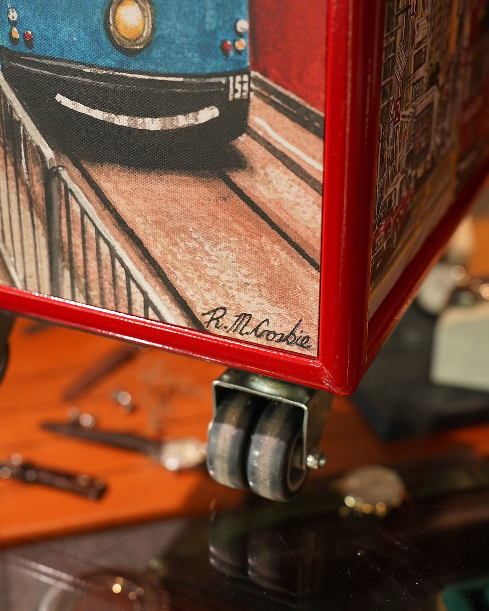 Thumbnail: Trolley Cabinet - Richardcrosbie_art (Red)